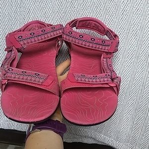 Pink Teva Sandals